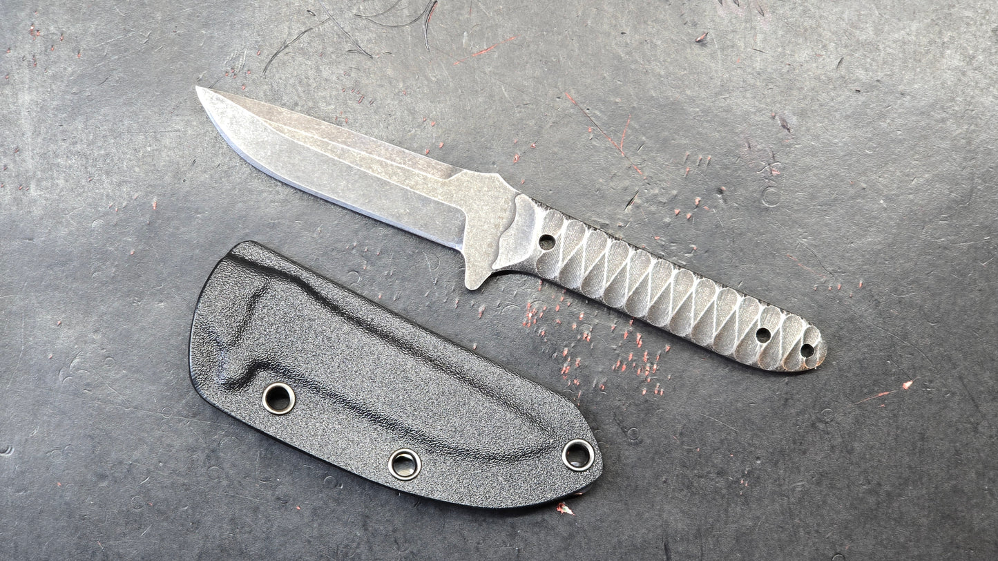 Komoran KO037 Stainless steel fixed blade, Sheath (NEW)