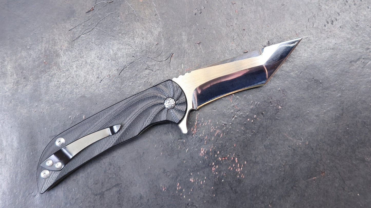 TWOSUN TS12 G10 Polished 440C (NEW)