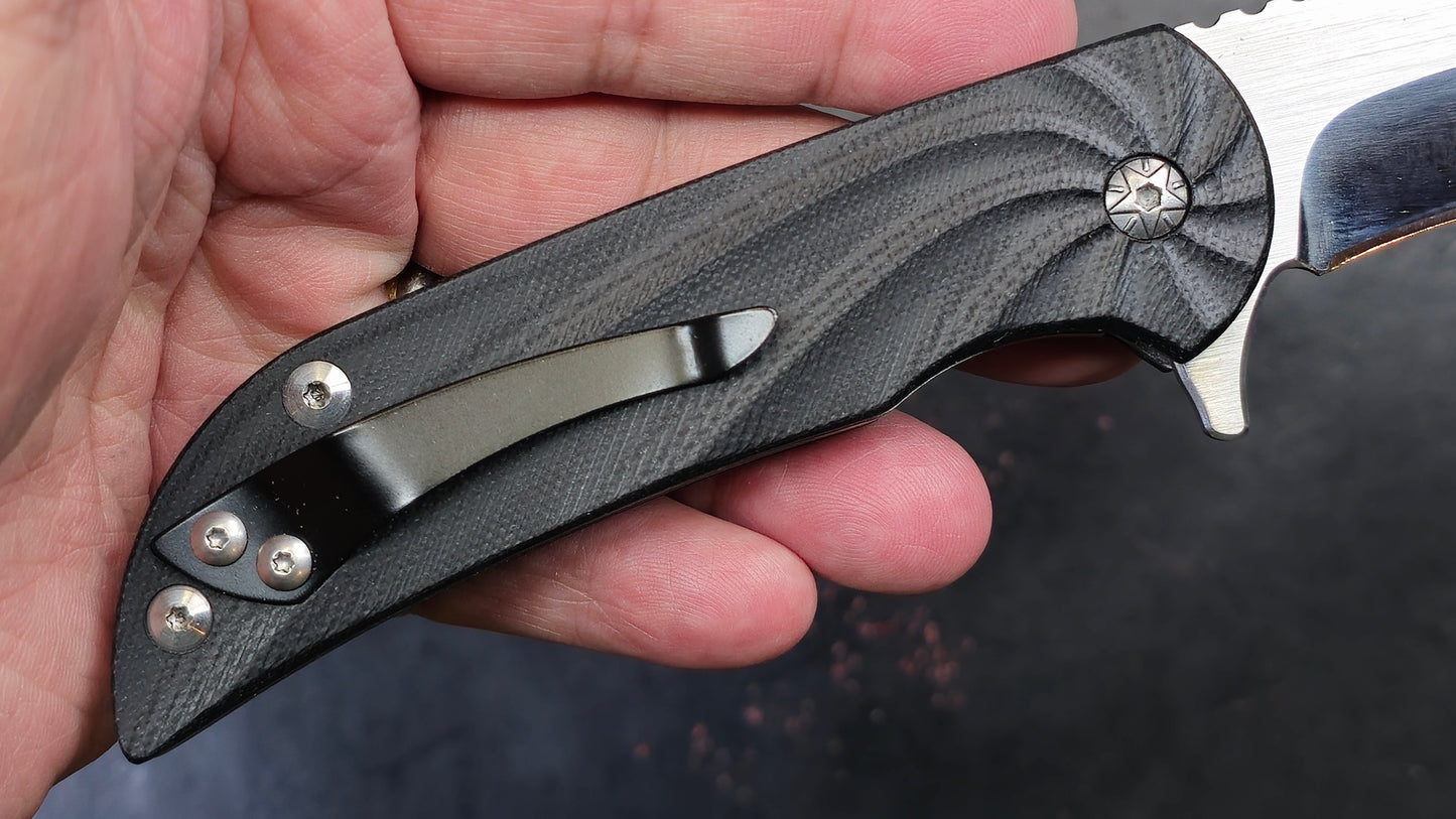 TWOSUN TS12 G10 Polished 440C (NEW)