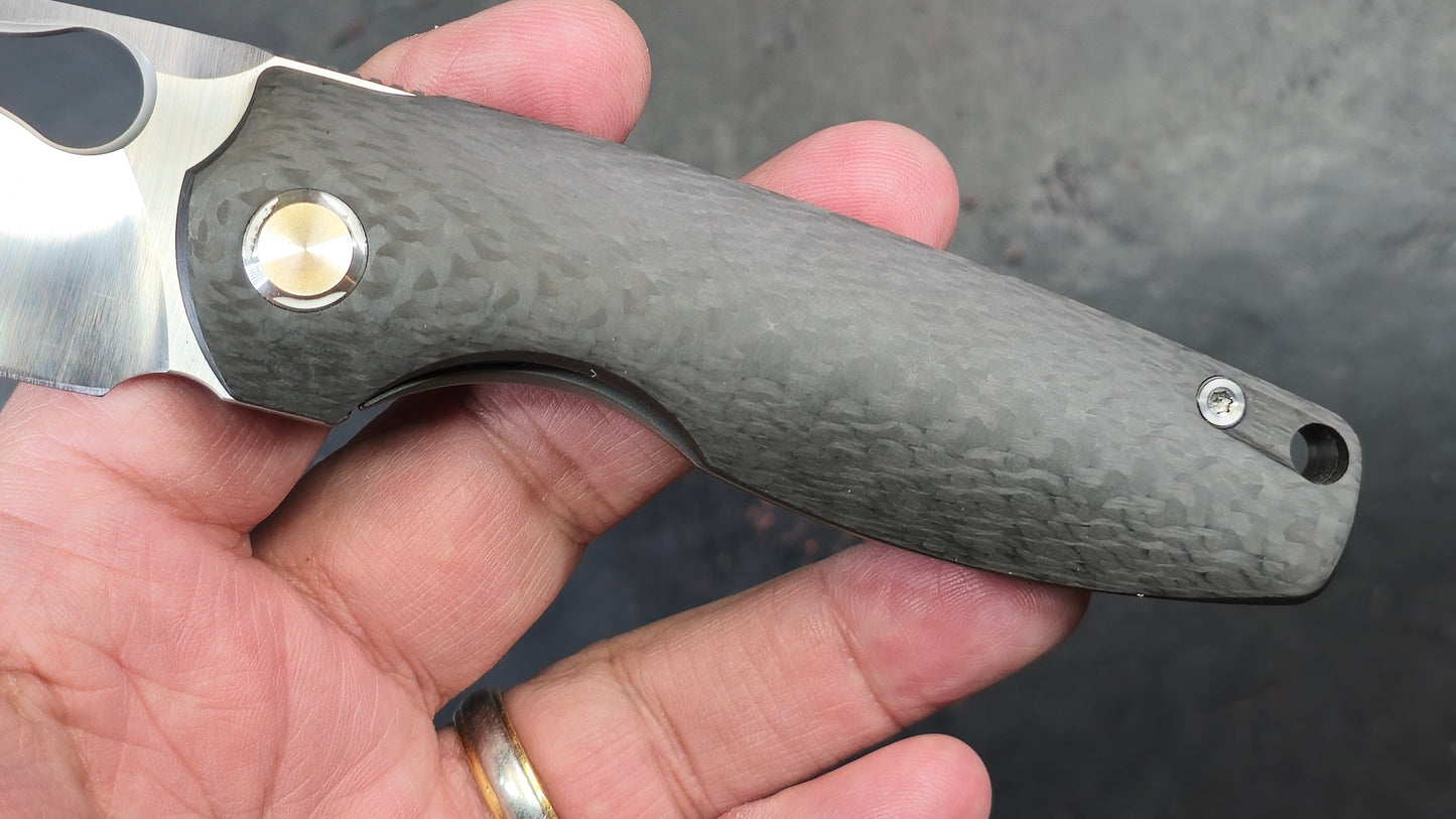 TWOSUN TS129 Carbon Fiber Titanium M390 (New)