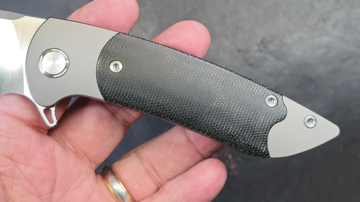 TWOSUN TS36 Titanium Micarta D2 (New)