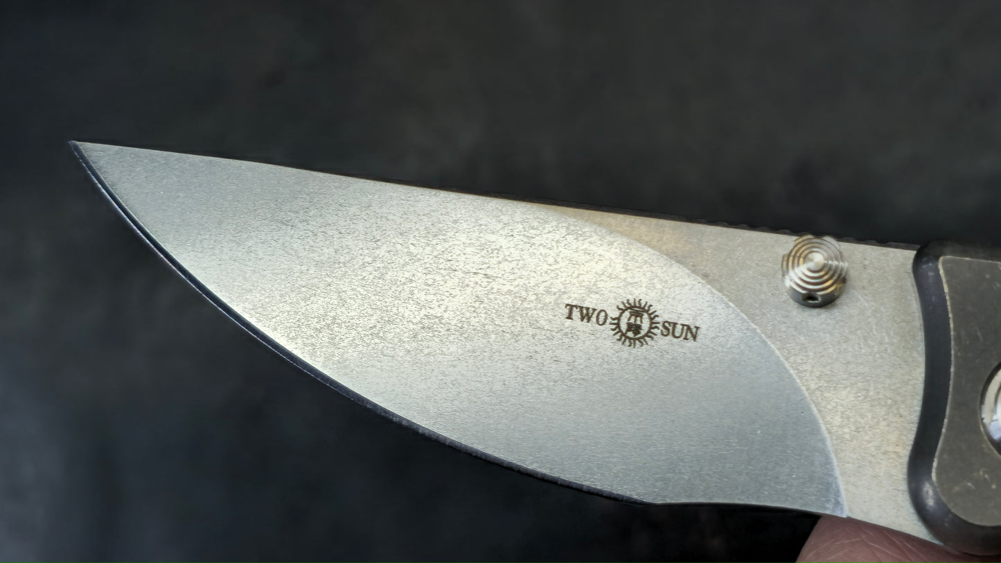 TWOSUN TS152 Button Lock Titanium D2 (New)