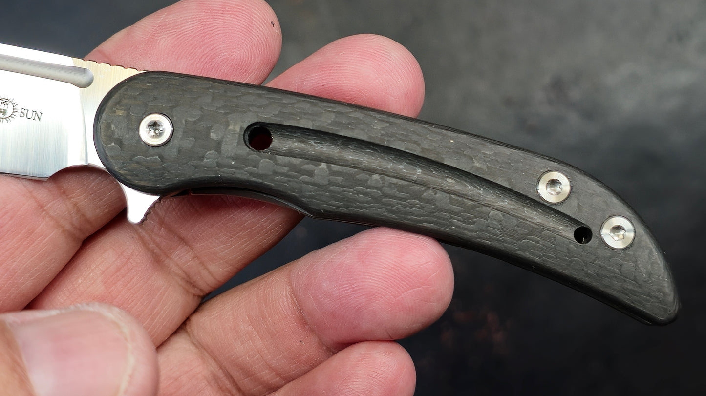 TWOSUN TS158 Titanium Carbon Fiber M390 (New)
