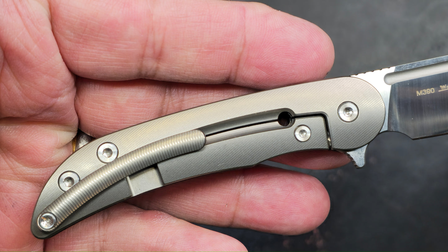 TWOSUN TS158 Titanium Carbon Fiber M390 (New)