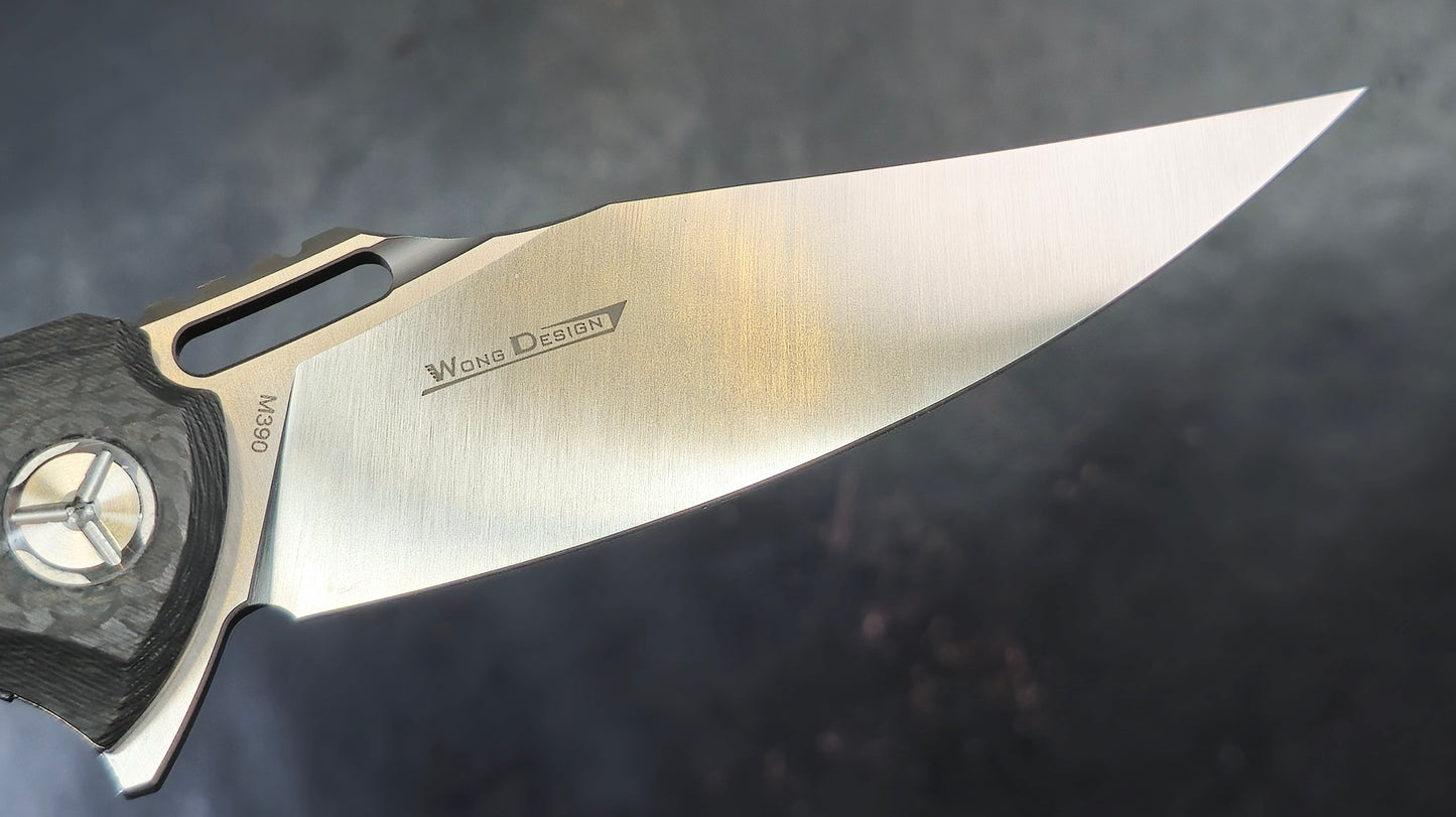 TWOSUN TS127 G10 Titanium Carbon Fiber M390 (New)