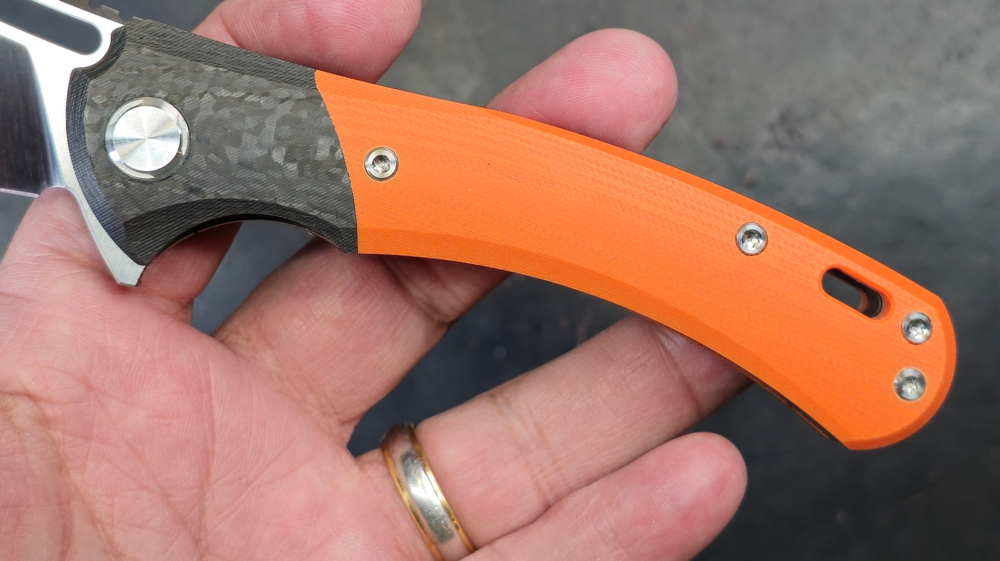 TWOSUN TS127 G10 Titanium Carbon Fiber M390 (New)