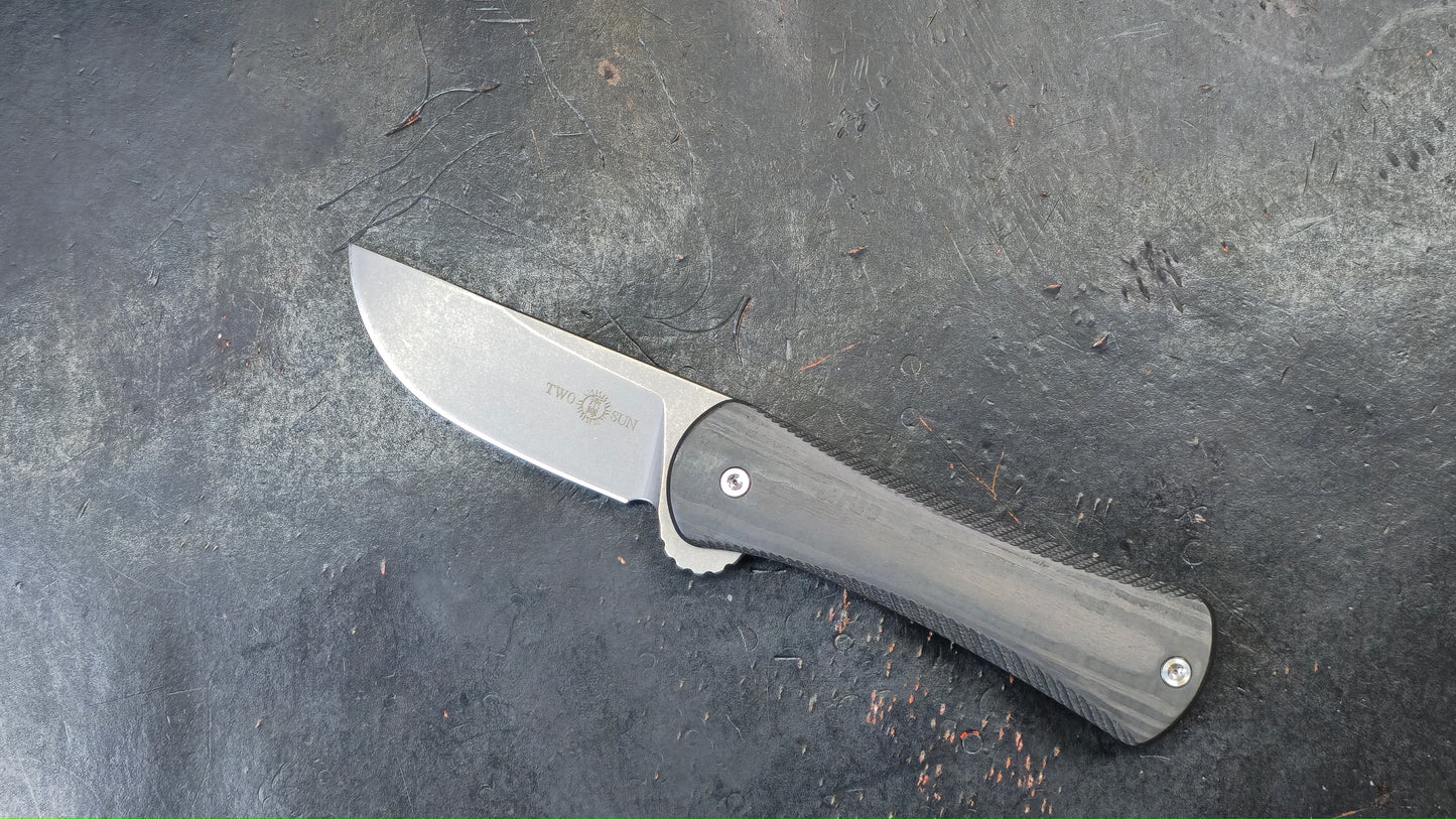 TWOSUN TS128 Carbon Fiber Titanium S90V (New)