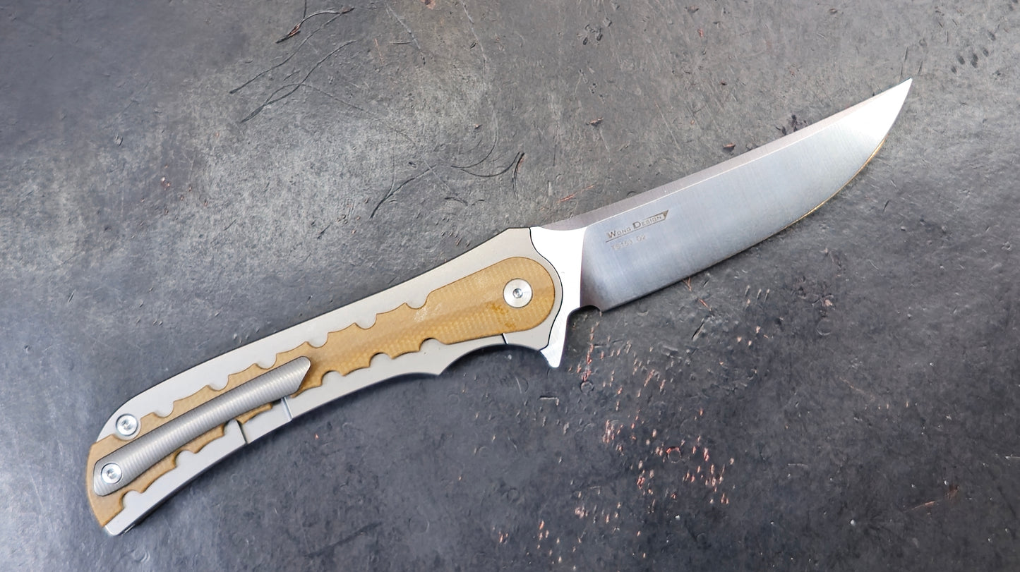TWOSUN TS153 Titanium Micarta D2 (New)