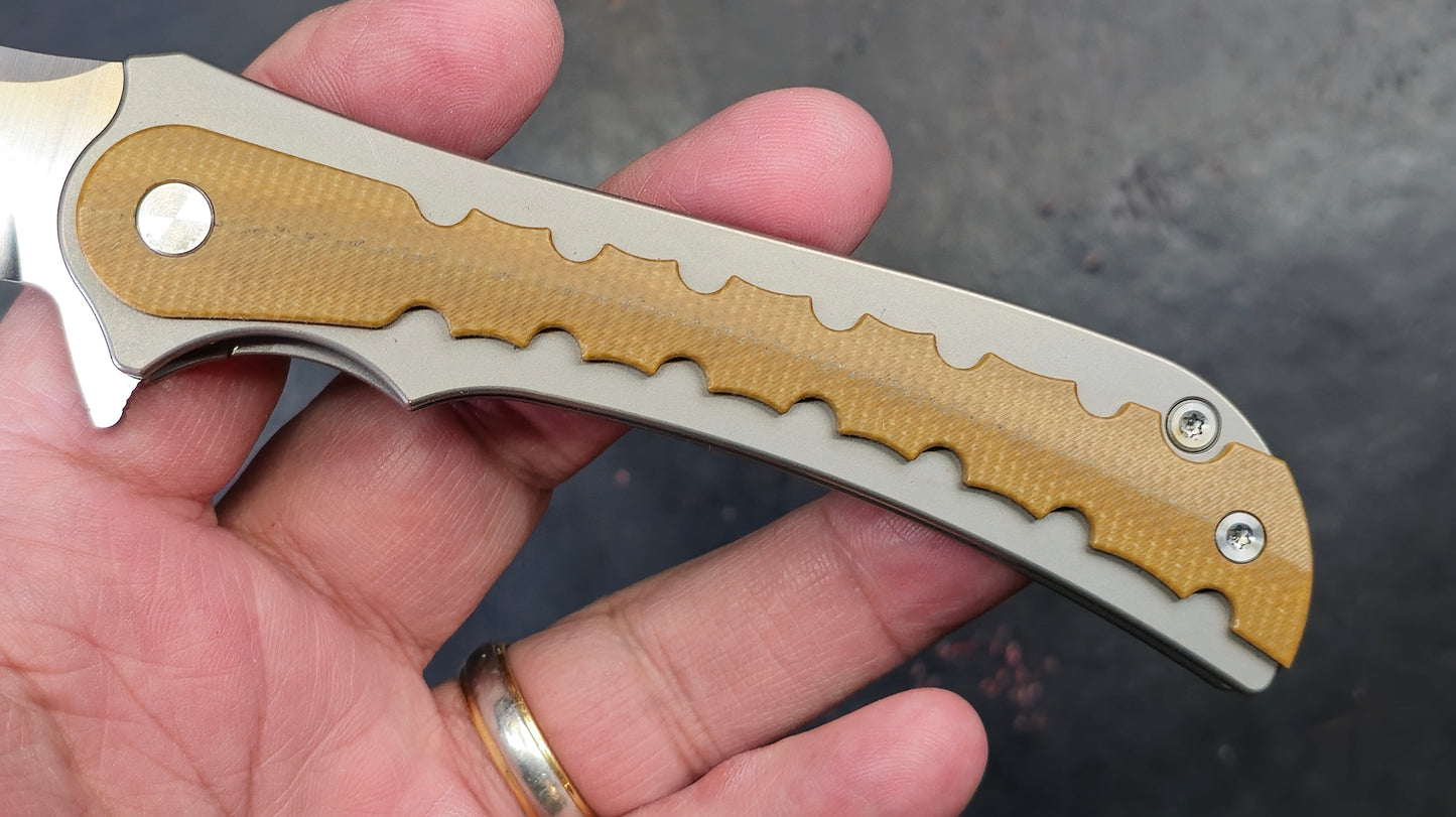 TWOSUN TS153 Titanium Micarta D2 (New)