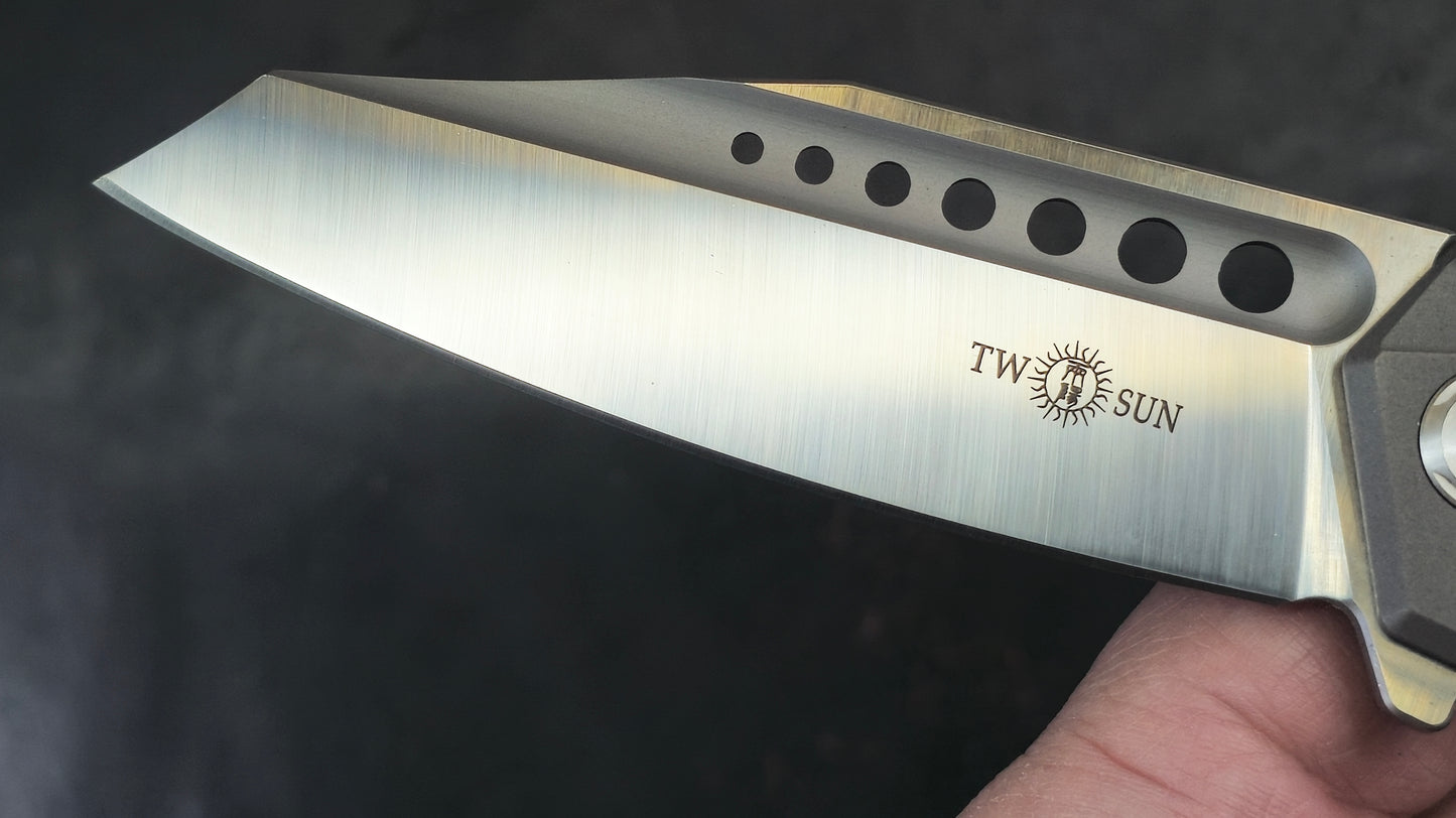 TWOSUN TS66 INTEGRAL Titanium CF M390 (NEW)