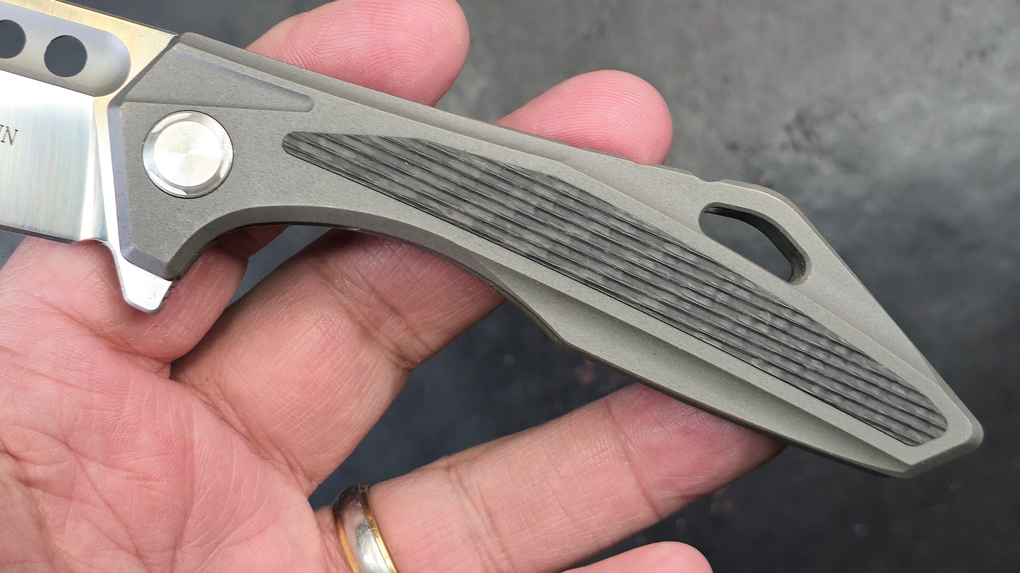 TWOSUN TS66 INTEGRAL Titanium CF M390 (NEW)