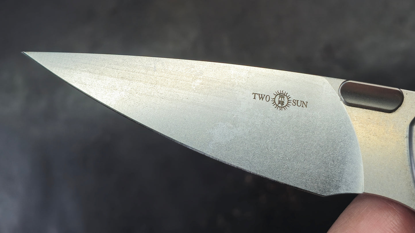 TWOSUN TS171 Titanium Micarta D2 (New)