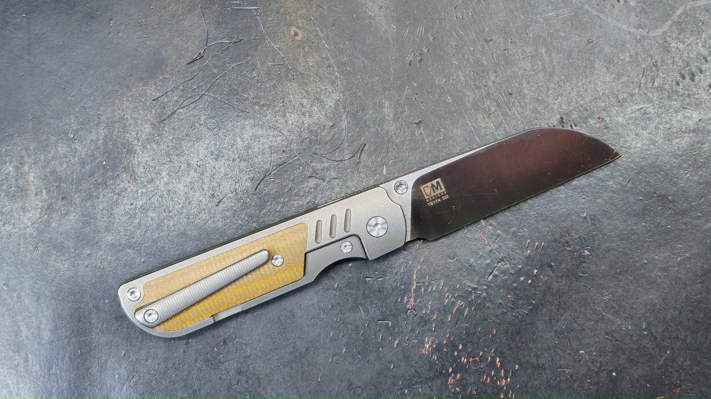 TWOSUN TS174 Titanium Micarta D2 (USED)