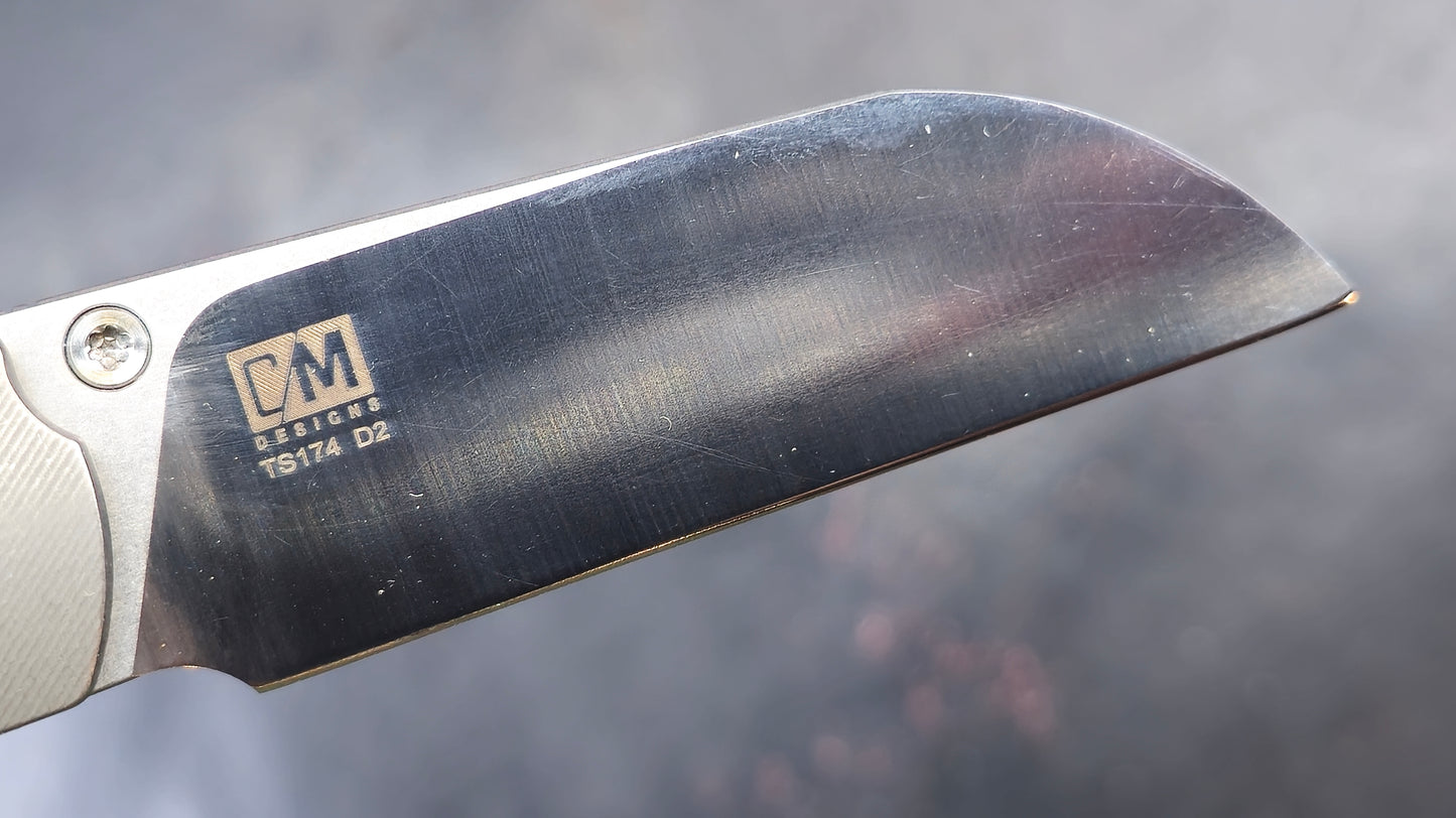 TWOSUN TS174 Titanium Micarta D2 (USED)