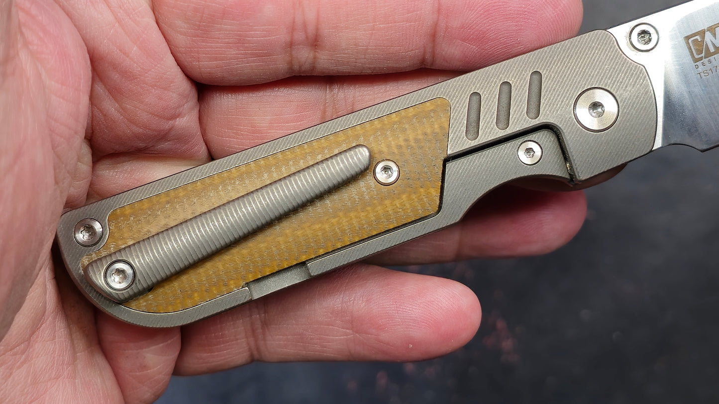 TWOSUN TS174 Titanium Micarta D2 (USED)