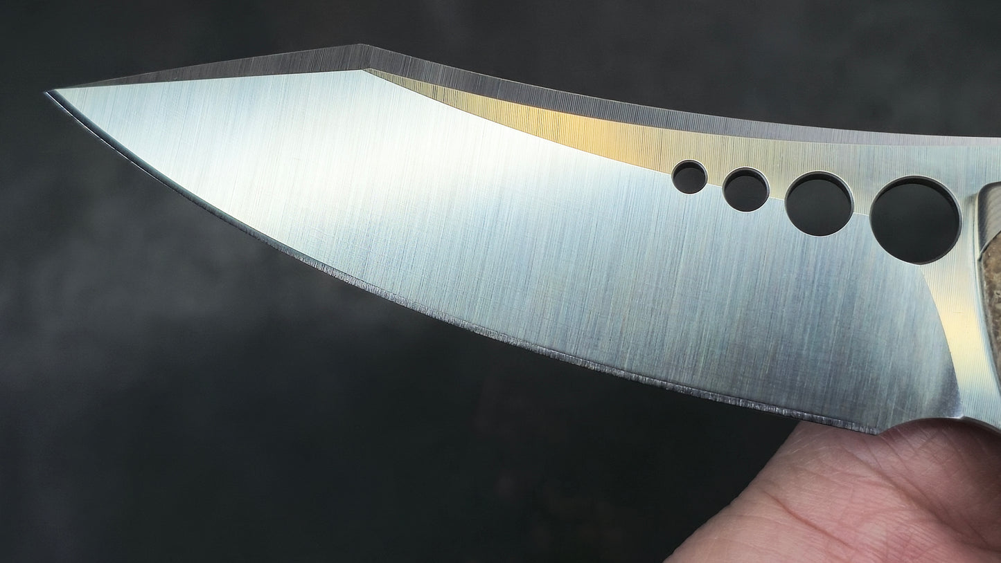 TWOSUN TS263 Micarta Titanium 14C28N (NEW)