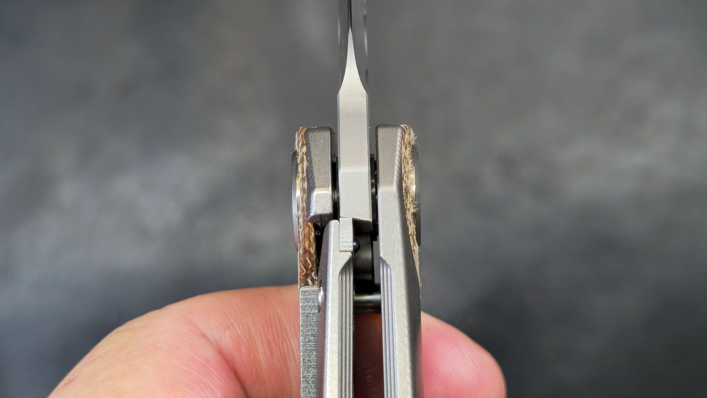 TWOSUN TS263 Micarta Titanium 14C28N (NEW)