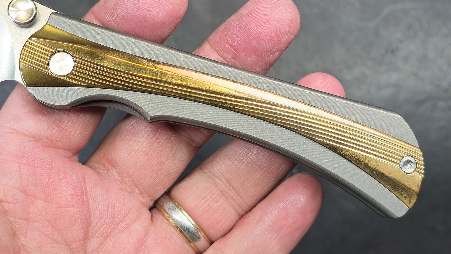 TWOSUN TS283 Titanium Brass M390 (NEW)