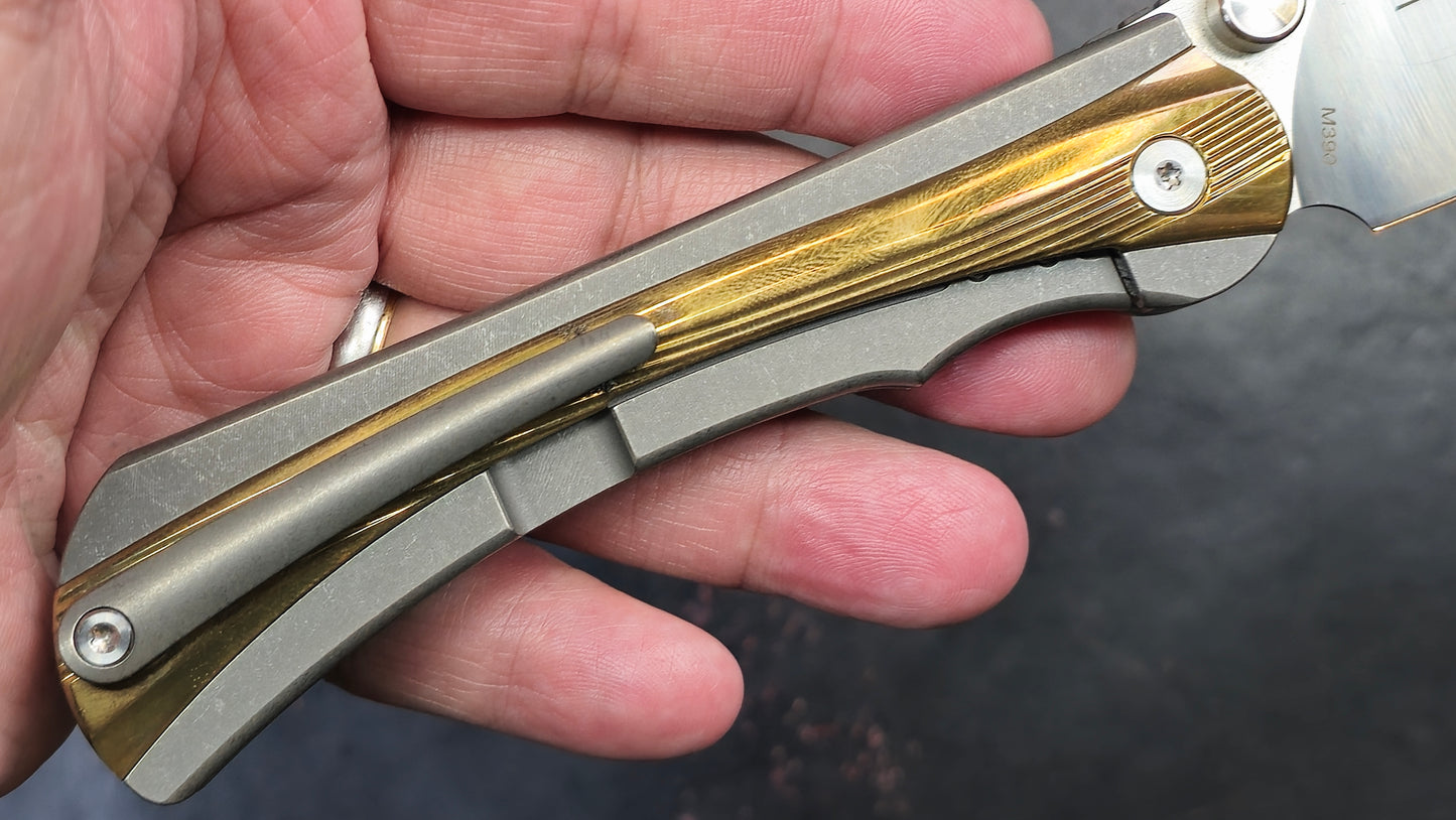 TWOSUN TS283 Titanium Brass M390 (NEW)