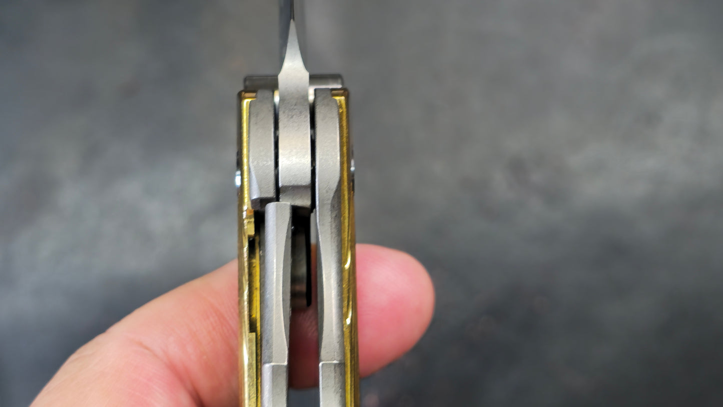 TWOSUN TS283 Titanium Brass M390 (NEW)
