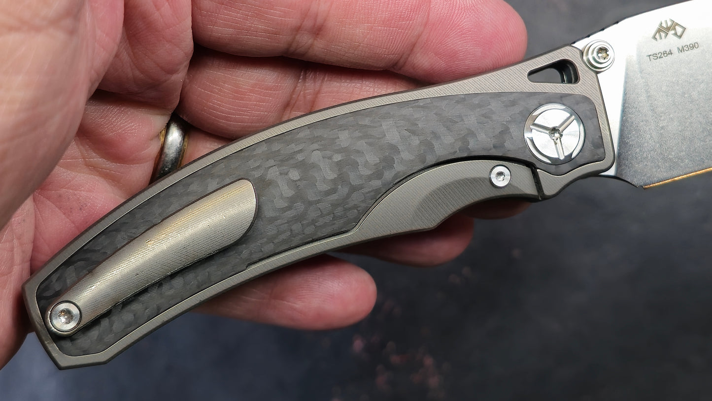 TWOSUN TS264 Titanium Carbon Fiber M390 (USED)