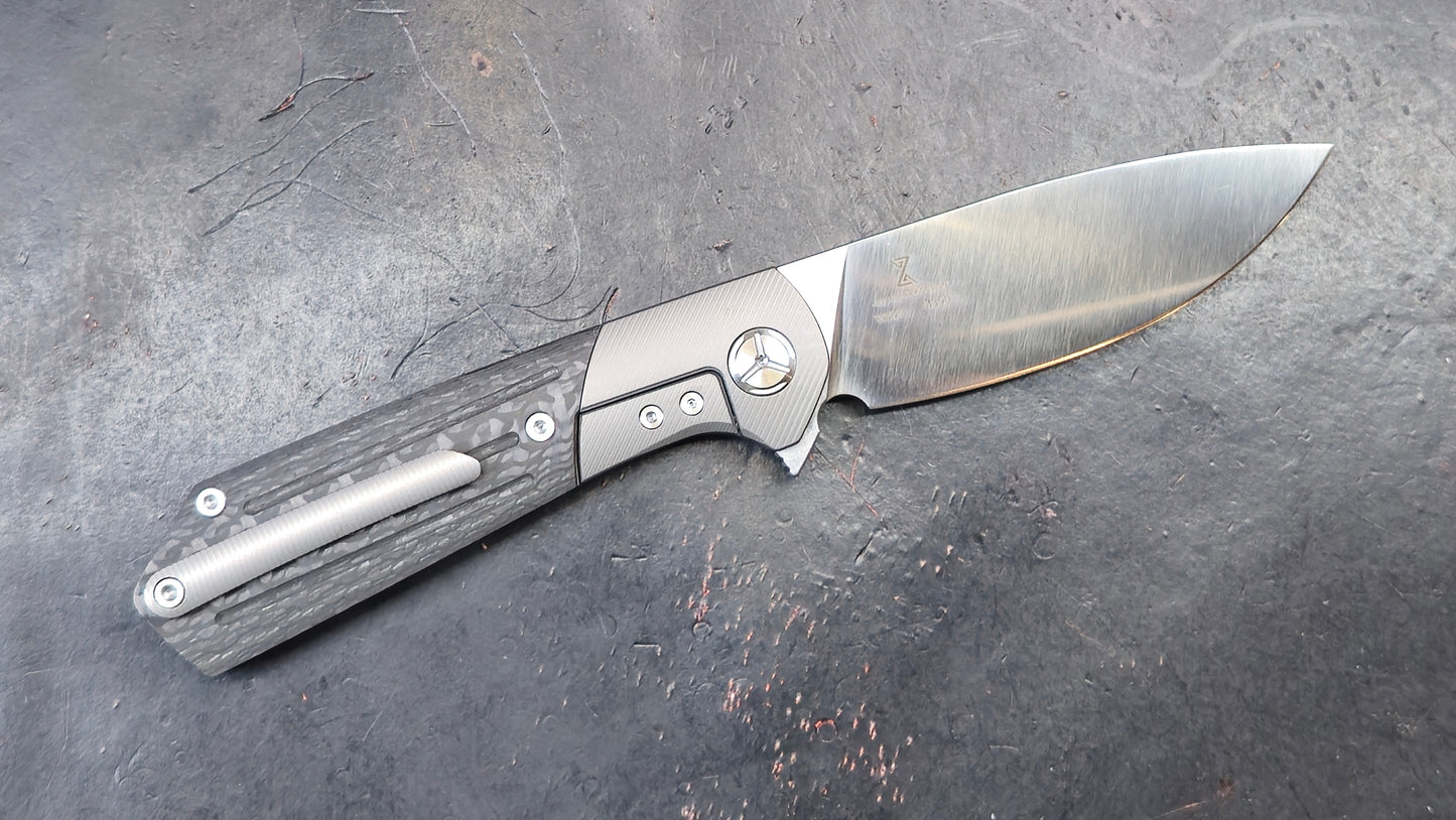 TWOSUN TS223 Titanium Carbon Fiber M390 (NEW)