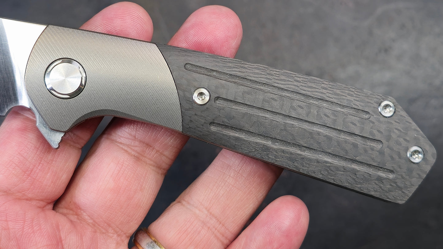TWOSUN TS223 Titanium Carbon Fiber M390 (NEW)