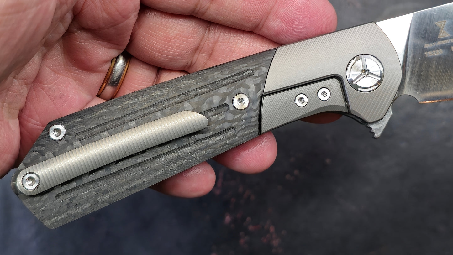 TWOSUN TS223 Titanium Carbon Fiber M390 (NEW)