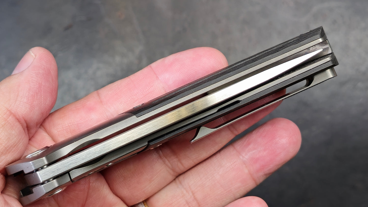 TWOSUN TS223 Titanium Carbon Fiber M390 (NEW)