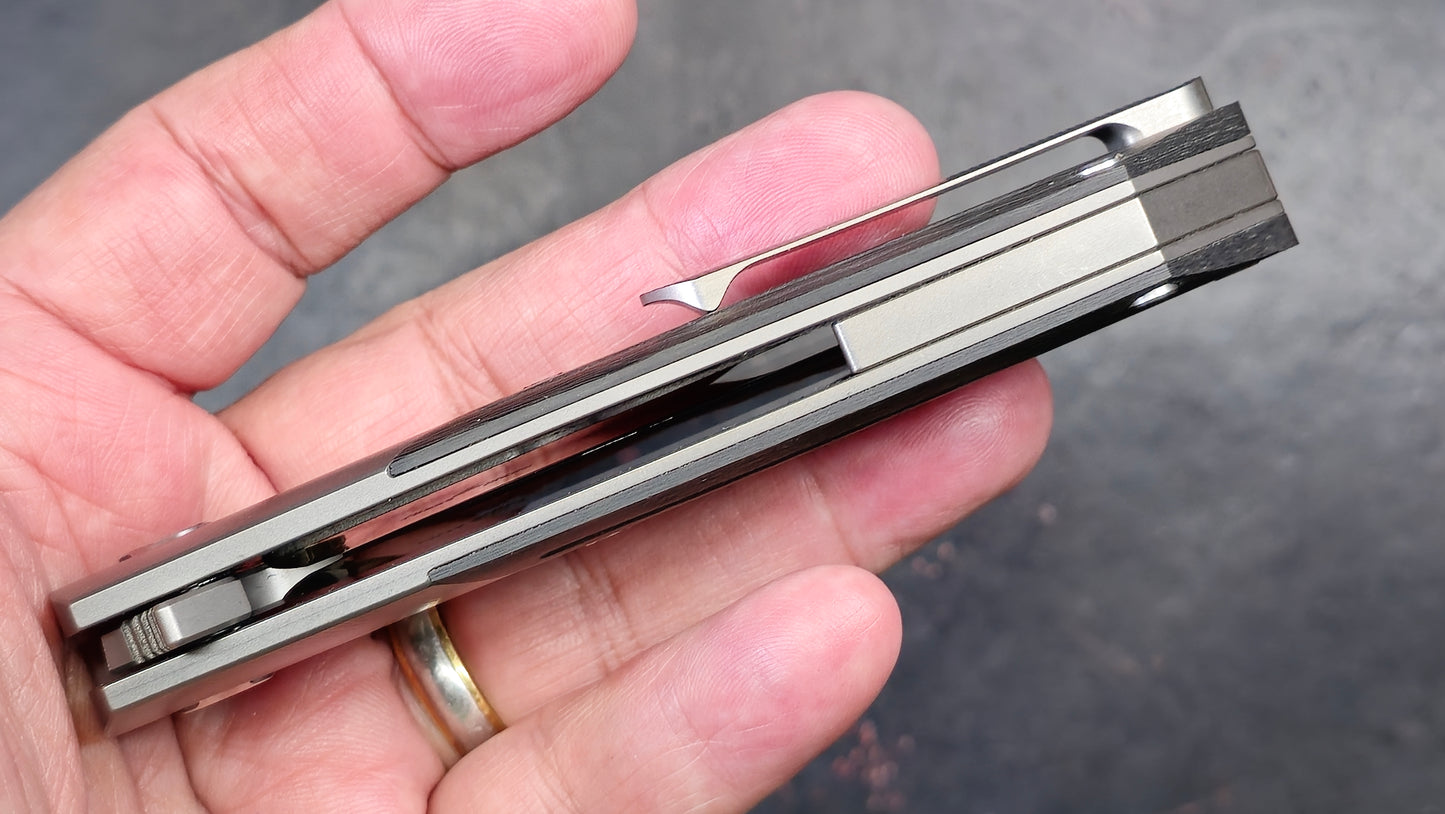 TWOSUN TS223 Titanium Carbon Fiber M390 (NEW)