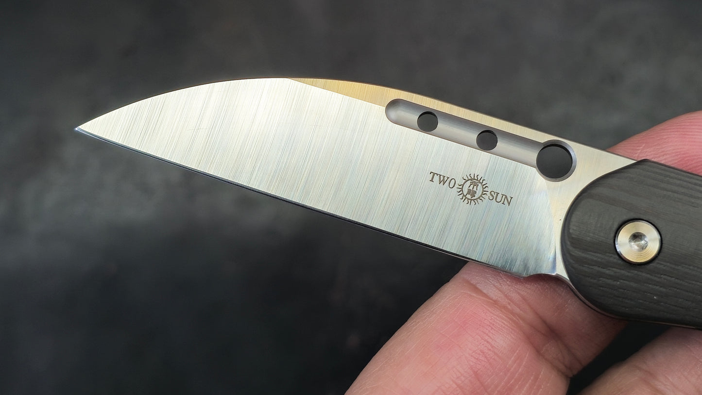 TWOSUN TS244 Double Detent Carbon Fiber M390 (NEW)
