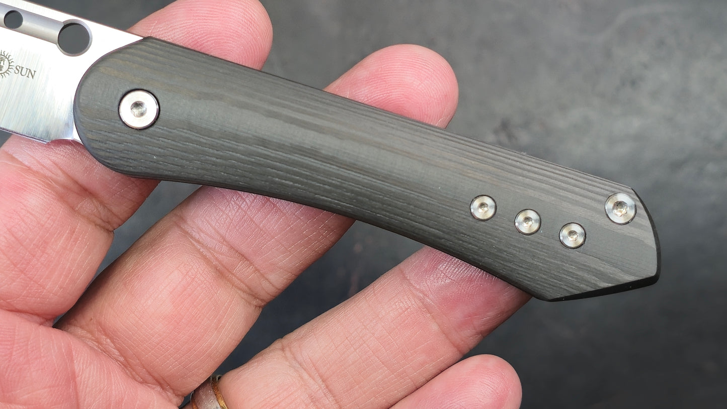 TWOSUN TS244 Double Detent Carbon Fiber M390 (NEW)