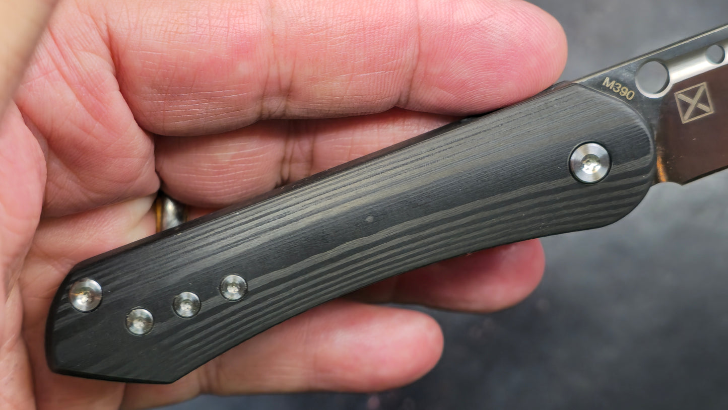 TWOSUN TS244 Double Detent Carbon Fiber M390 (NEW)