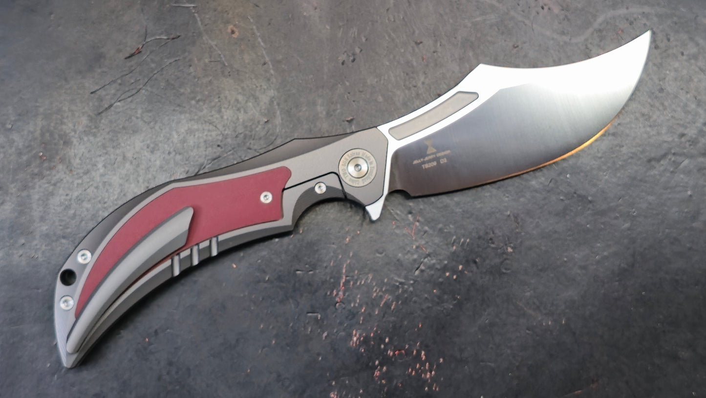 TWOSUN TS209 Titanium Micarta G10 D2 (NEW)