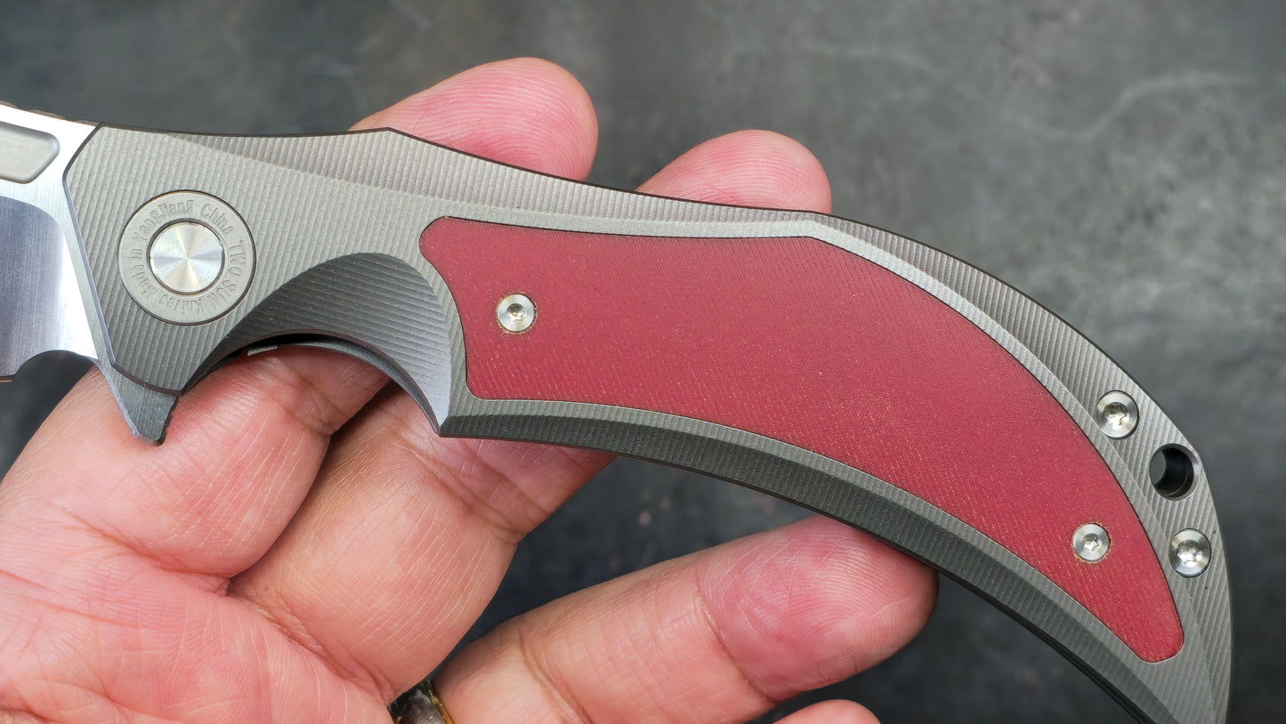TWOSUN TS209 Titanium Micarta G10 D2 (NEW)