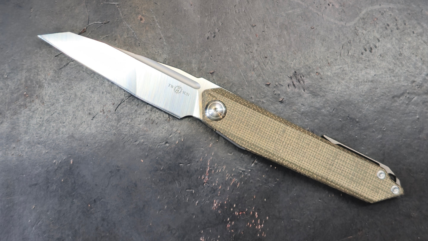 TWOSUN TS218 Micarta 14C28N (NEW)