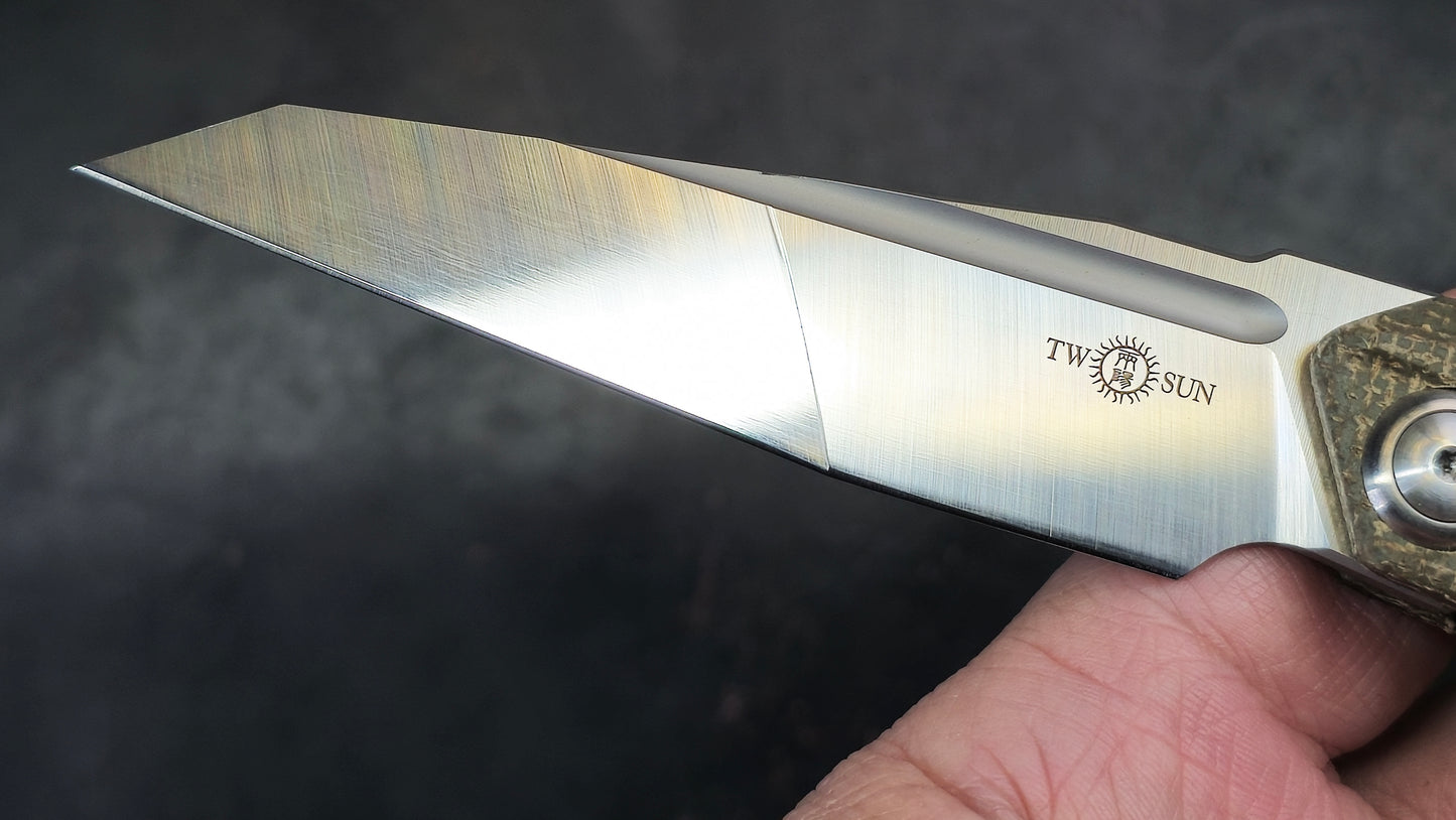 TWOSUN TS218 Micarta 14C28N (NEW)