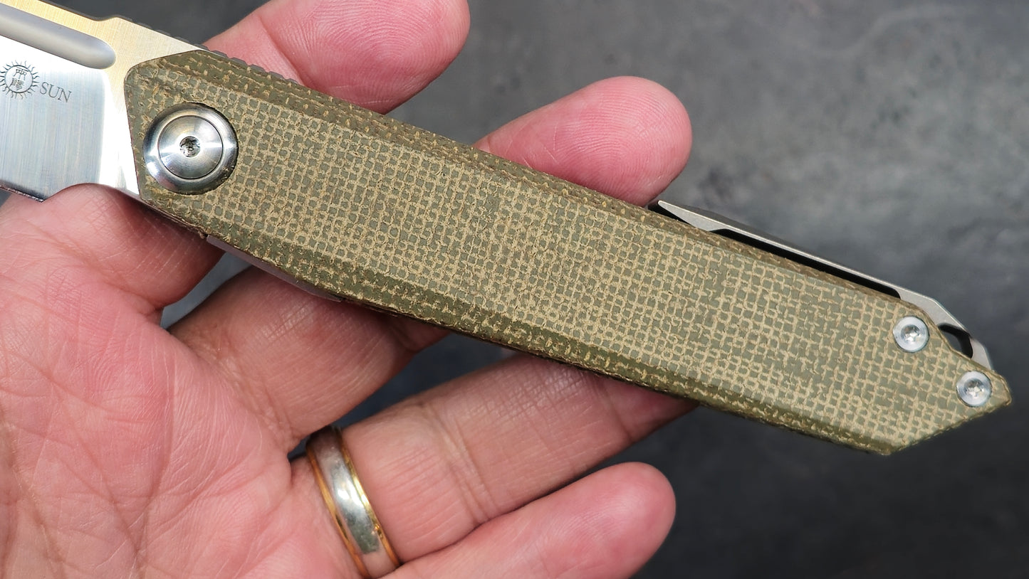 TWOSUN TS218 Micarta 14C28N (NEW)