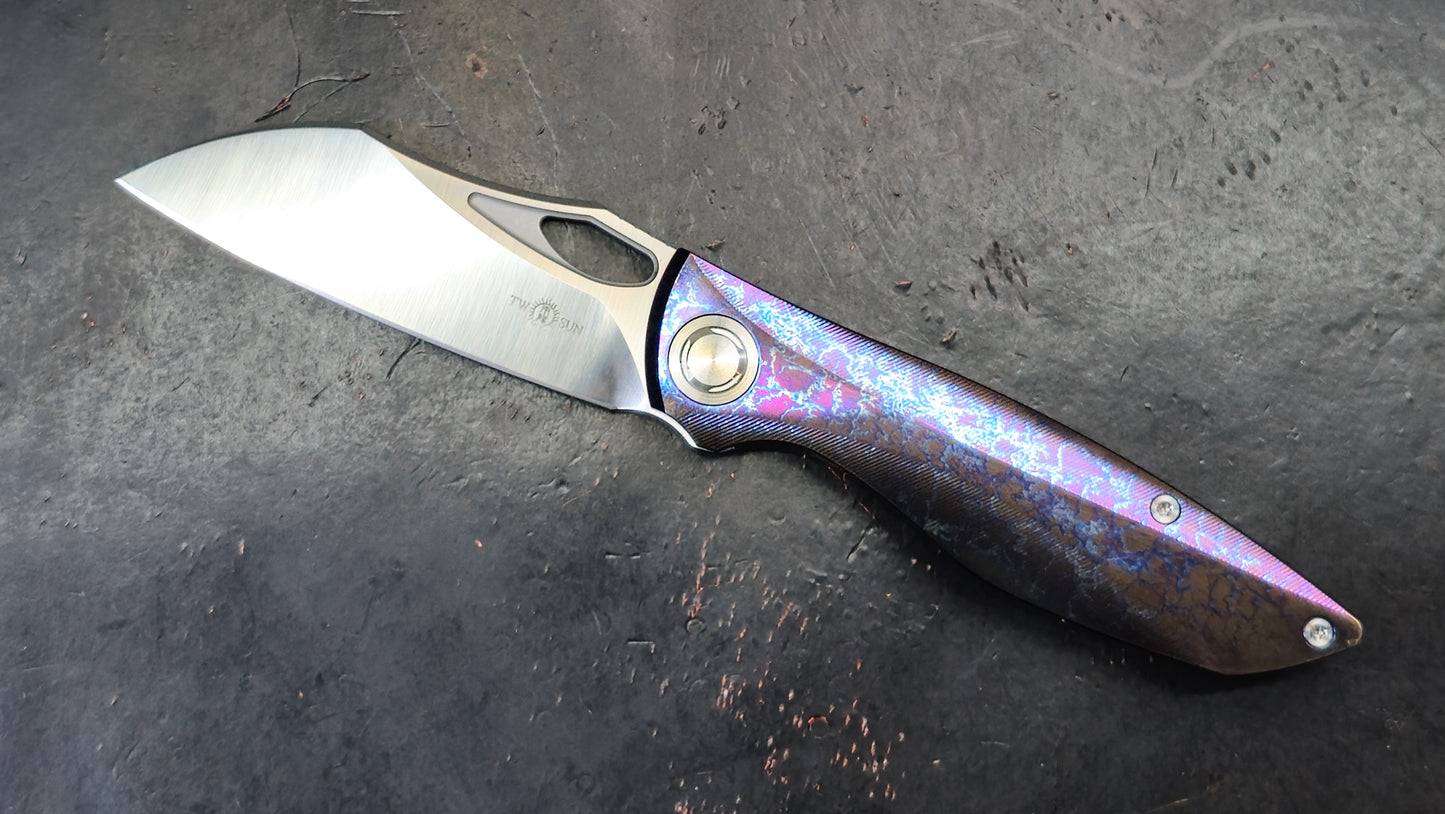 TWOSUN TS270 Titanium (COLOR ANODIZED) M390 (NEW)