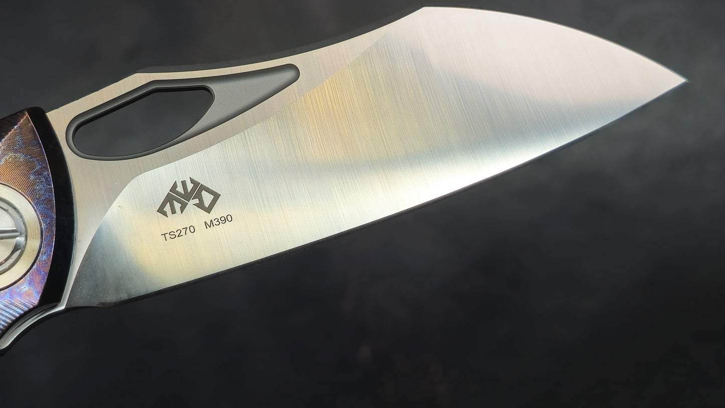 TWOSUN TS270 Titanium (COLOR ANODIZED) M390 (NEW)