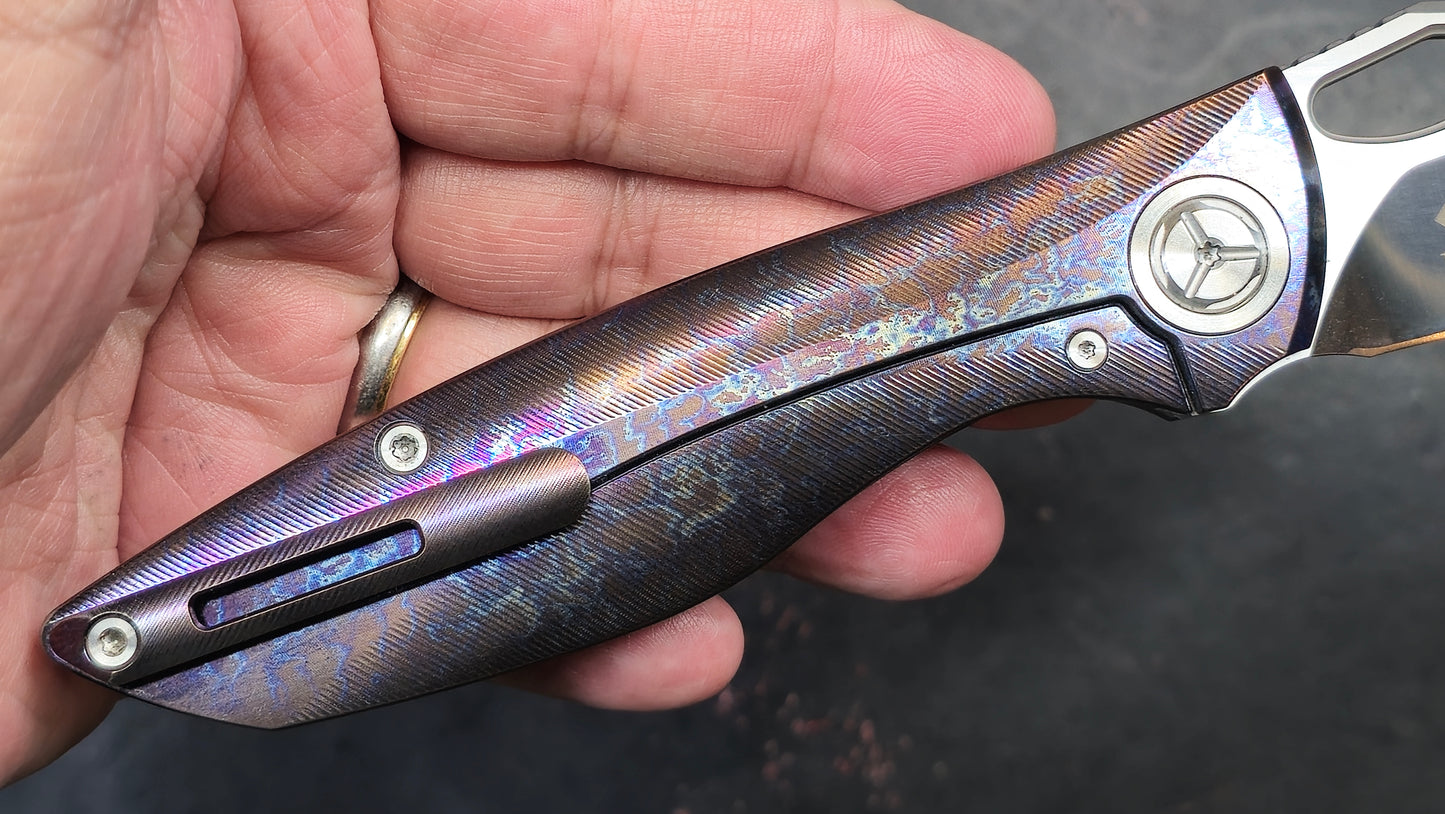 TWOSUN TS270 Titanium (COLOR ANODIZED) M390 (NEW)