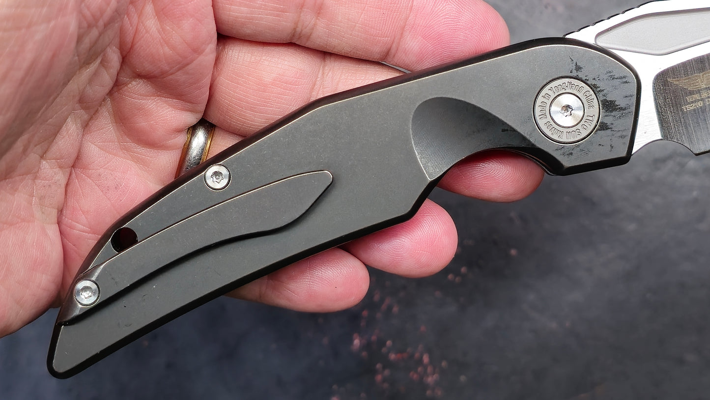 TWOSUN TS210 Button Lock Titanium D2 (NEW)