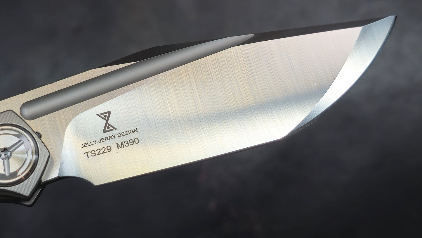 TWOSUN TS229 Titanium Carbon Fiber M390 (NEW)