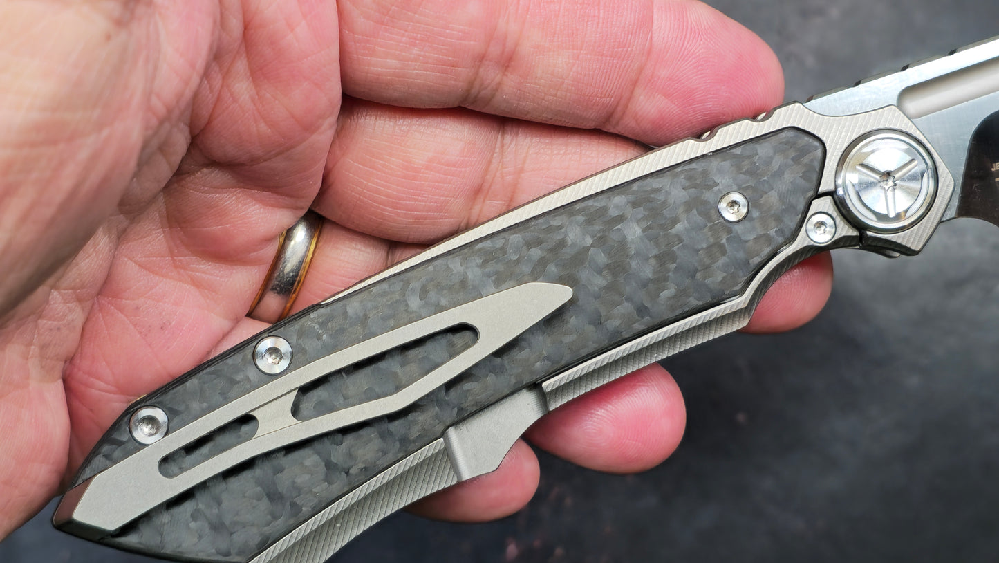 TWOSUN TS229 Titanium Carbon Fiber M390 (NEW)