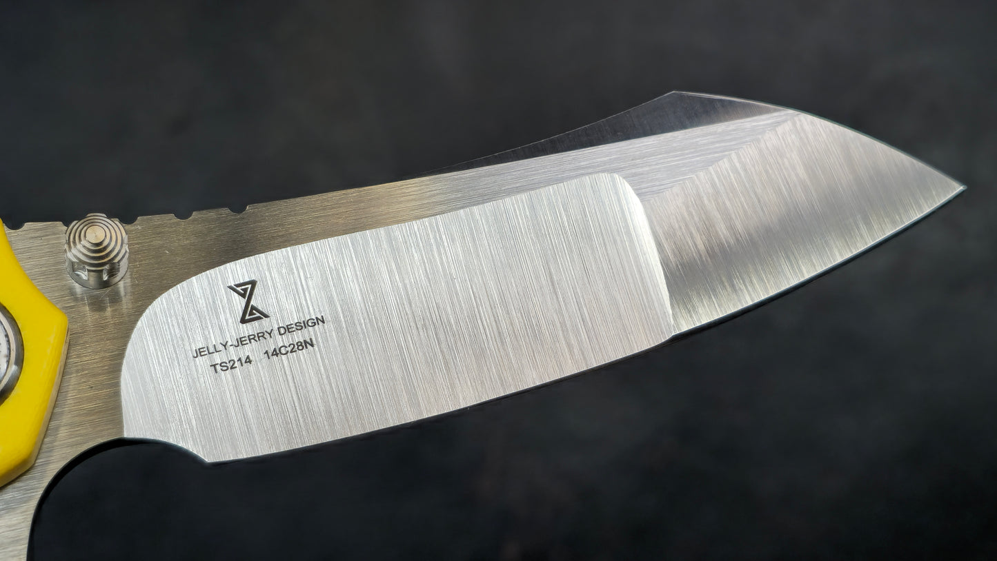 TWOSUN TS214 G10 Anodized Titanium 14C28N (NEW)