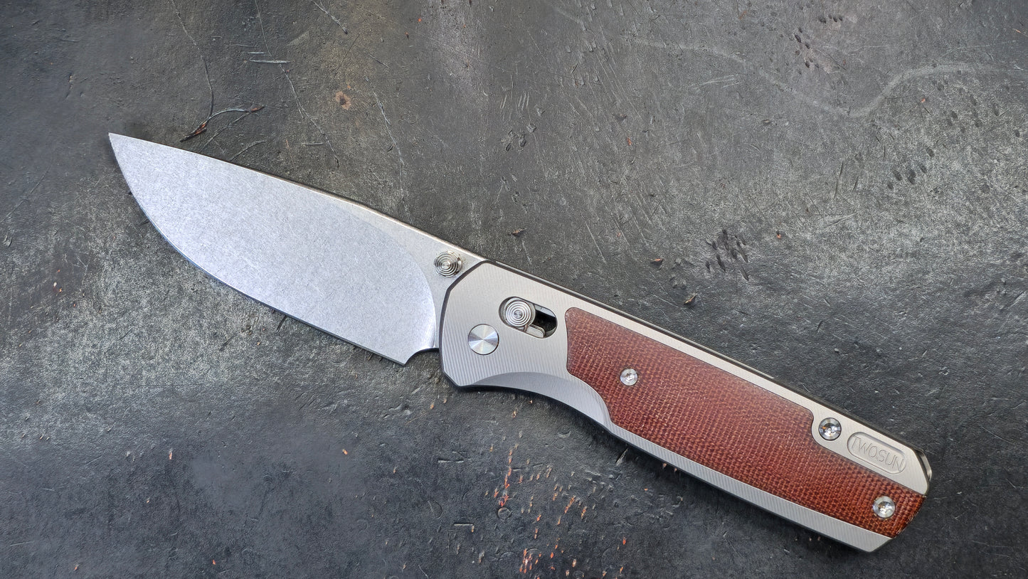 TWOSUN TS375 Micarta Titanium D2 (NEW)