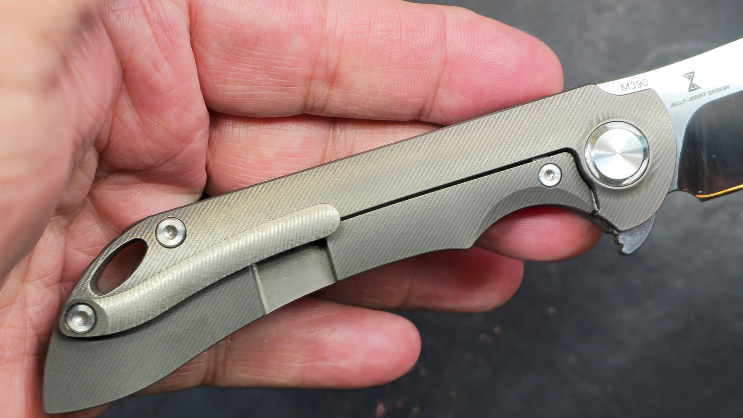TWOSUN TS224 Carbon Fiber Titanium M390 (NEW)