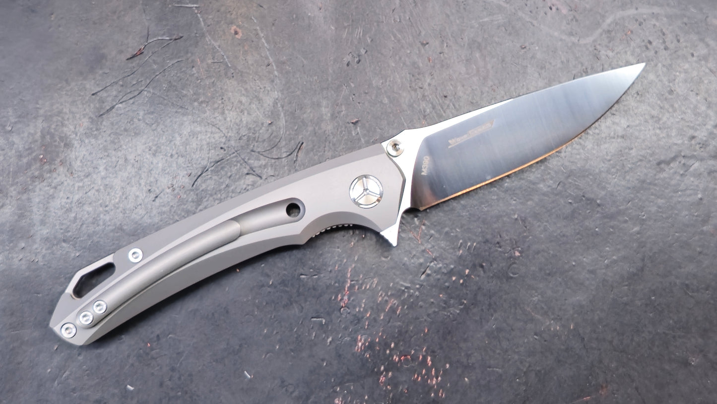 TWOSUN TS182 Titanium / Carbon Fiber M390 (NEW)