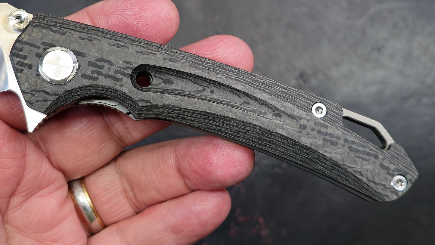 TWOSUN TS182 Titanium / Carbon Fiber M390 (NEW)