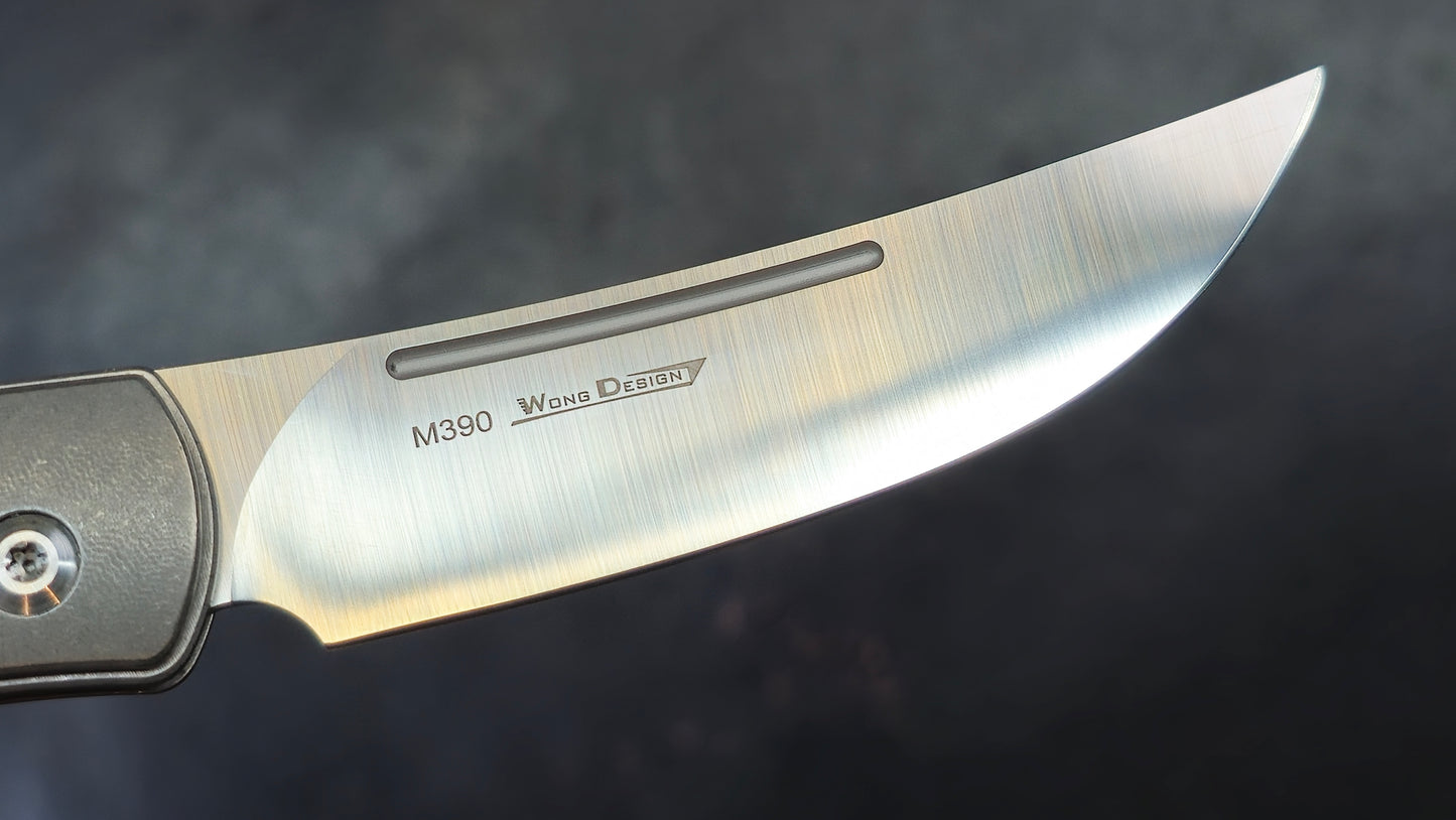 TWOSUN TS315 Slip Joint Titanium Handle M390 (NEW)